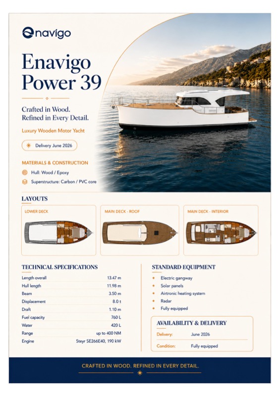 Enavigo Power 39 brochure