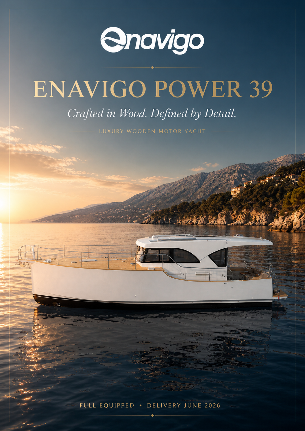Enavigo Power 39 — layouts and specifications poster